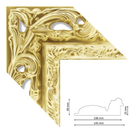 Багет P 18 GOLD CHROME