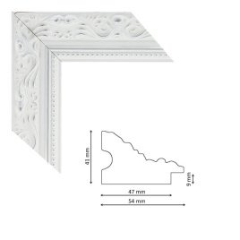 Багет 6m білий