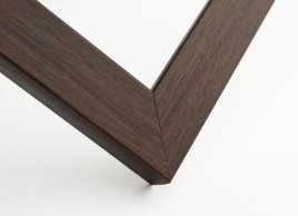 Рамка А5, цвет - дерево темно-коричневое, профиль - квадрат 22 мм