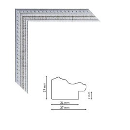 Багет P 527 silver