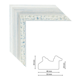 Багет P 526 white-blue