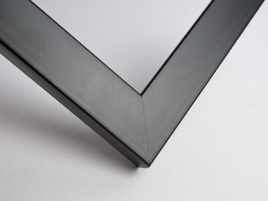 Рамка 40х60 см, цвет - черный матовый, багет 22 мм