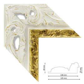Багет P 18 WHITE GOLD