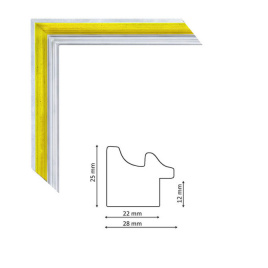 Багет P sait silver yellow