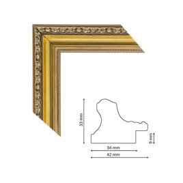 Багет 4 gold 304