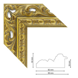 Багет P 12 gold