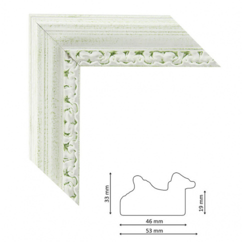 Багет P 526 white-green фото 1