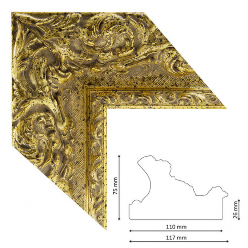Багет P 4817 gold фото 1